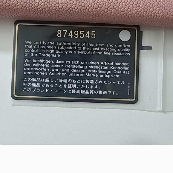 Chanel Pink  Caviar Zip Around Wallet - Picture 3 of 12